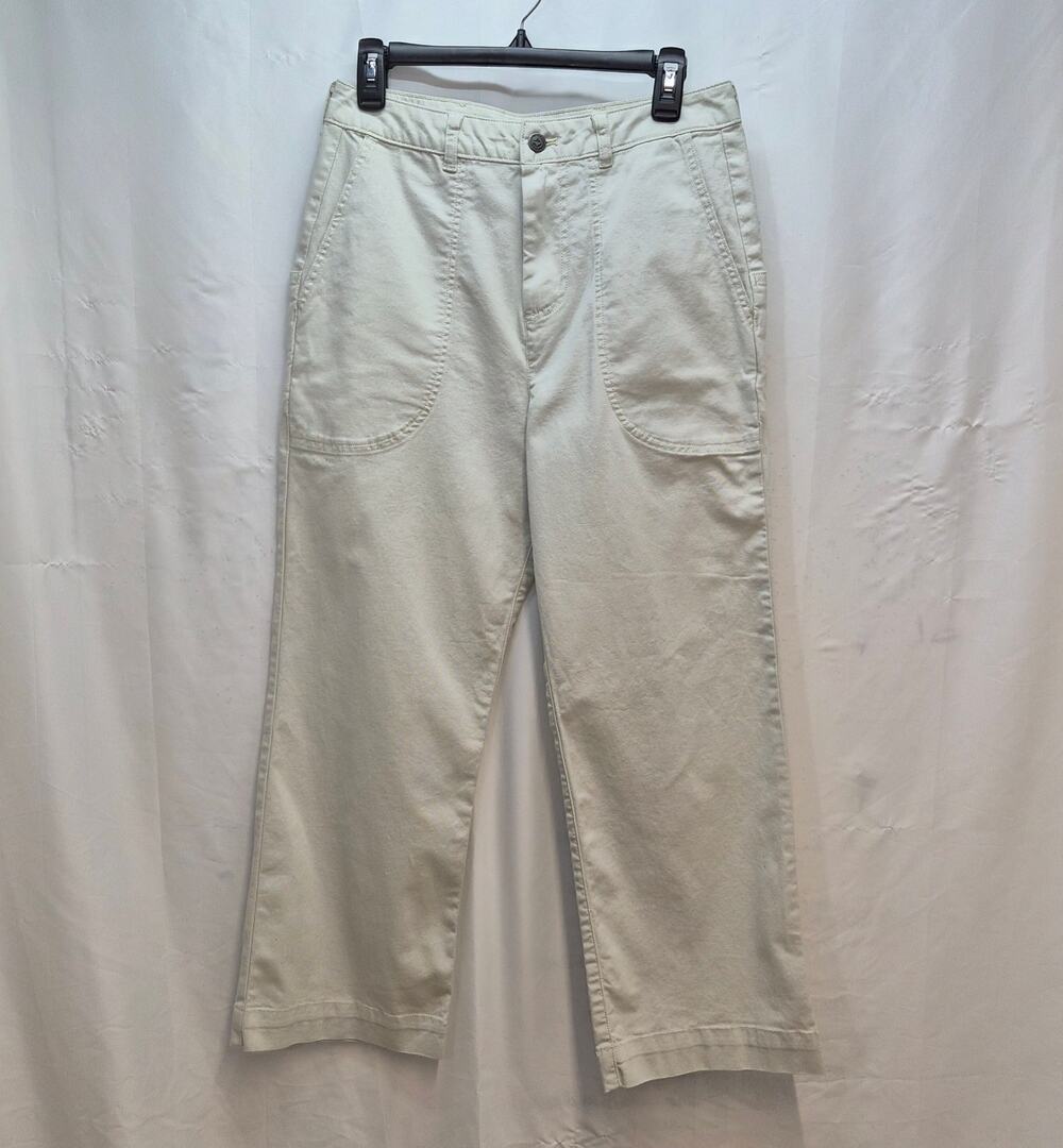 Patagonia Organic Cotton Utility Pants Beige Womens Size 8 Outdoor Utility